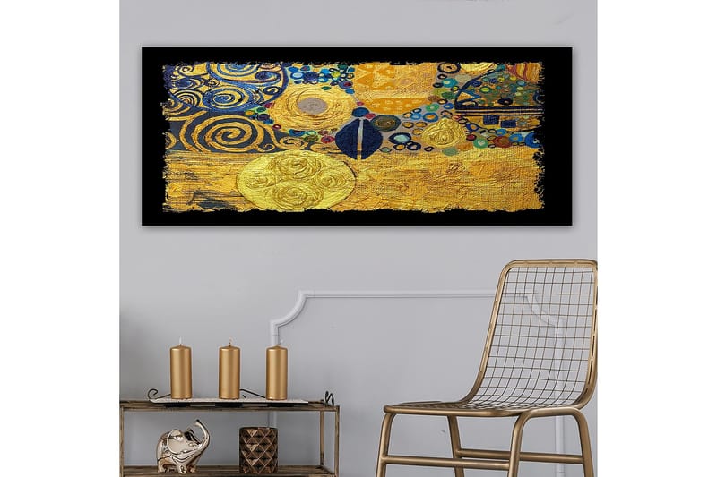 Canvastaulu YTY Abstract & Fractals Monivärinen - 120x50 cm - Sisustustuotteet - Taulu & taide - Canvas-taulu