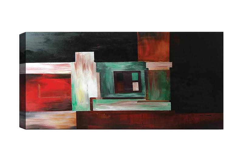 Canvastaulu YTY Abstract & Fractals Monivärinen - 120x50 cm - Sisustustuotteet - Taulu & taide - Canvas-taulu