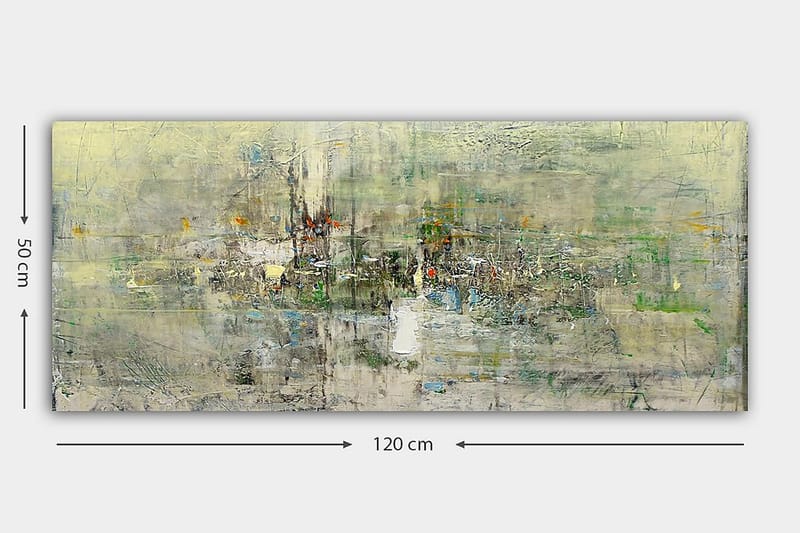 Canvastaulu YTY Abstract & Fractals Monivärinen - 120x50 cm - Sisustustuotteet - Taulu & taide - Canvas-taulu