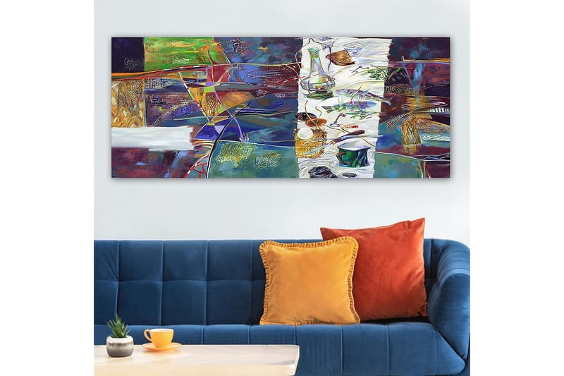 Canvastaulu YTY Abstract & Fractals Monivärinen - 120x50 cm - Sisustustuotteet - Taulu & taide - Canvas-taulu