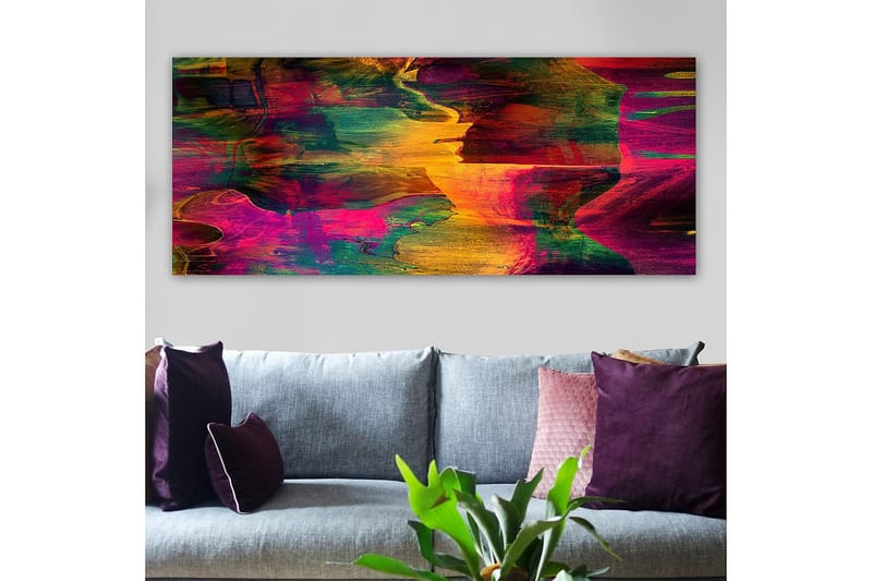 Canvastaulu YTY Abstract & Fractals Monivärinen - 120x50 cm - Sisustustuotteet - Taulu & taide - Canvas-taulu