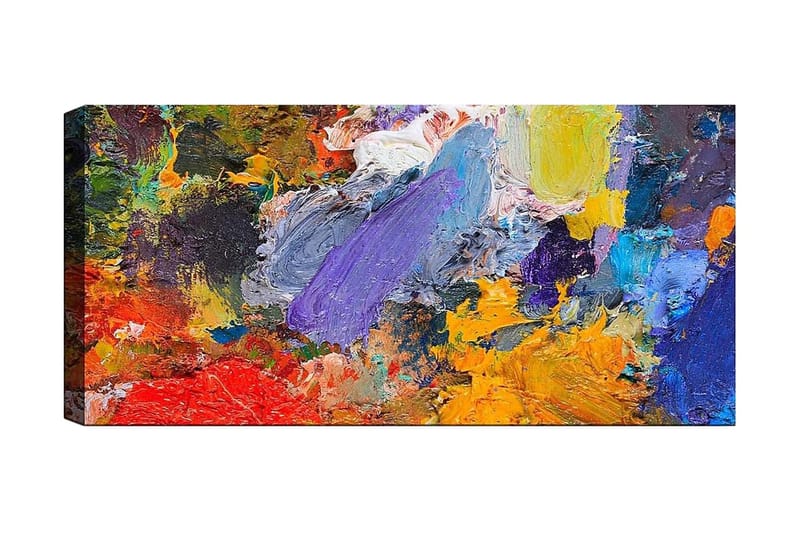Canvastaulu YTY Abstract & Fractals Monivärinen - 120x50 cm - Sisustustuotteet - Taulu & taide - Canvas-taulu