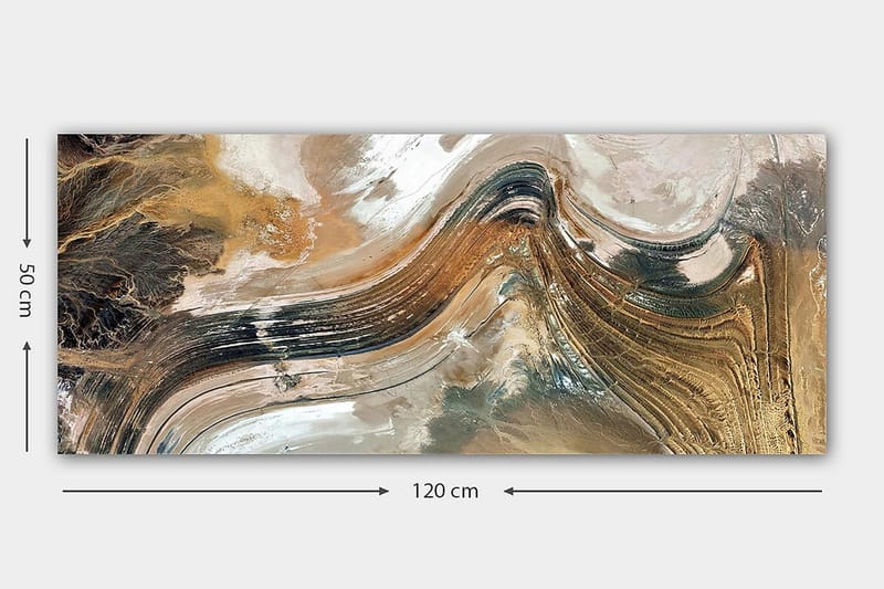 Canvastaulu YTY Abstract & Fractals Monivärinen - 120x50 cm - Sisustustuotteet - Taulu & taide - Canvas-taulu