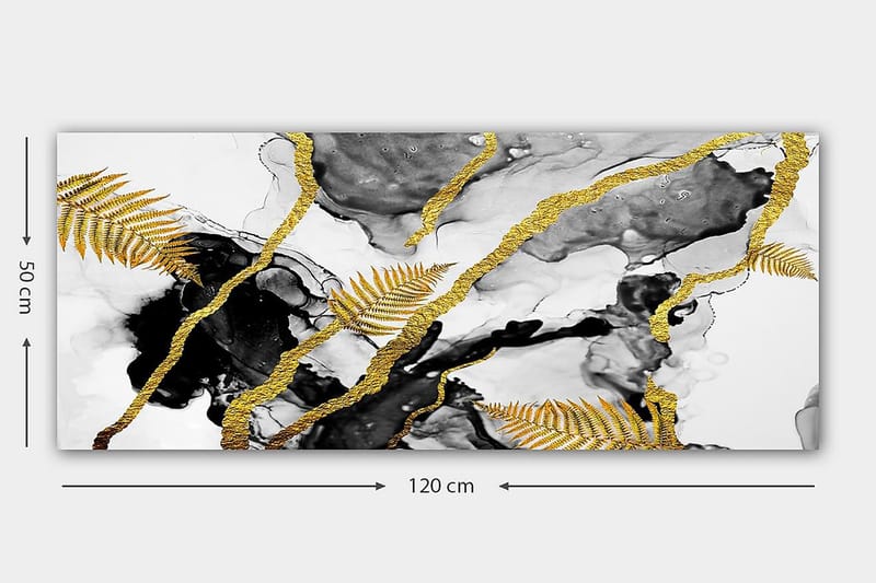 Canvastaulu YTY Abstract & Fractals Monivärinen - 120x50 cm - Sisustustuotteet - Taulu & taide - Canvas-taulu