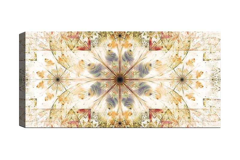 Canvastaulu YTY Abstract & Fractals Monivärinen - 120x50 cm - Sisustustuotteet - Taulu & taide - Canvas-taulu