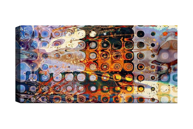 Canvastaulu YTY Abstract & Fractals Monivärinen - 120x50 cm - Sisustustuotteet - Taulu & taide - Canvas-taulu