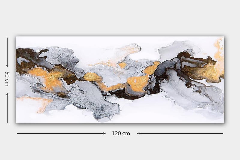 Canvastaulu YTY Abstract & Fractals Monivärinen - 120x50 cm - Sisustustuotteet - Taulu & taide - Canvas-taulu