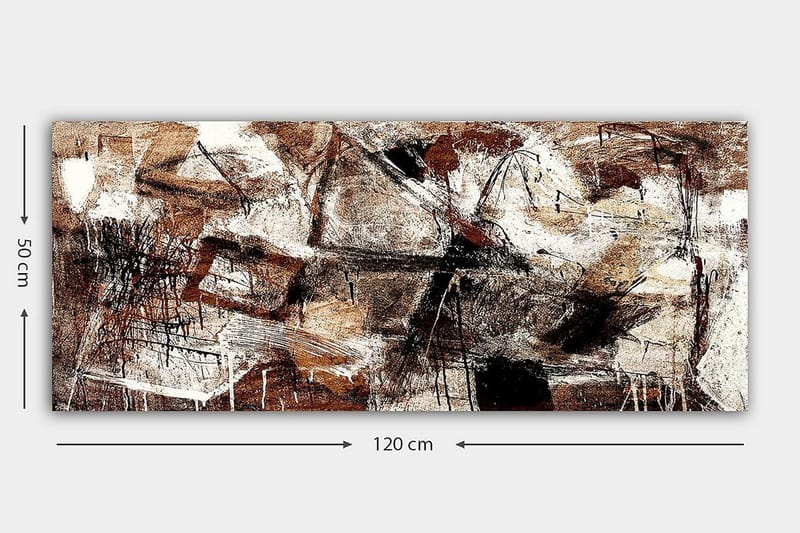 Canvastaulu YTY Abstract & Fractals Monivärinen - 120x50 cm - Sisustustuotteet - Taulu & taide - Canvas-taulu