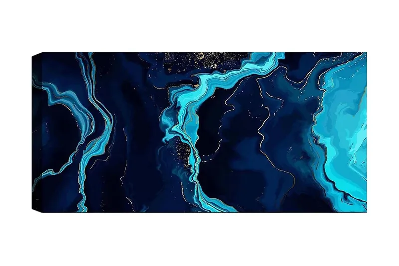 Canvastaulu YTY Abstract & Fractals Monivärinen, 120x50 cm