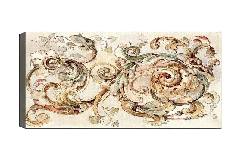 Canvastaulu YTY Abstract & Fractals Monivärinen, 120x50 cm