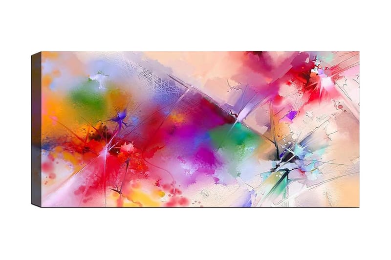 Canvastaulu YTY Abstract & Fractals Monivärinen, 120x50 cm