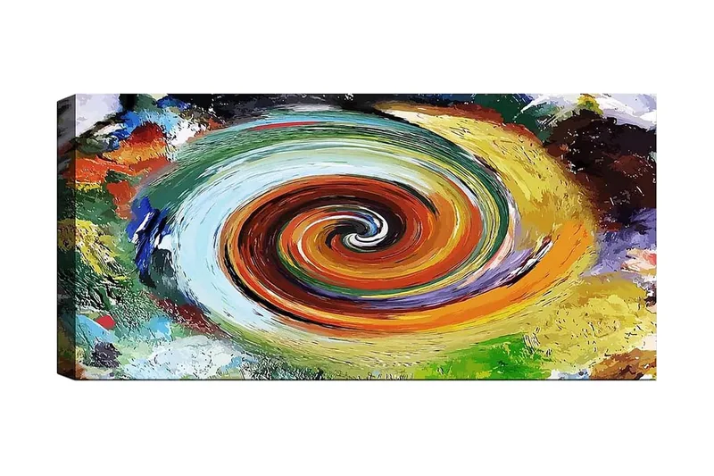 Canvastaulu YTY Abstract & Fractals Monivärinen, 120x50 cm