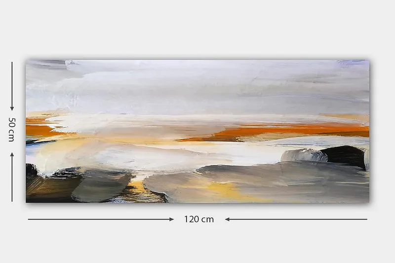 Canvastaulu YTY Abstract & Fractals Monivärinen - 120x50 cm - Sisustustuotteet - Taulu & taide - Canvas-taulu