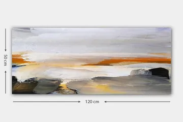 Canvastaulu YTY Abstract & Fractals Monivärinen - 120x50 cm - Sisustustuotteet - Taulu & taide - Canvas-taulu