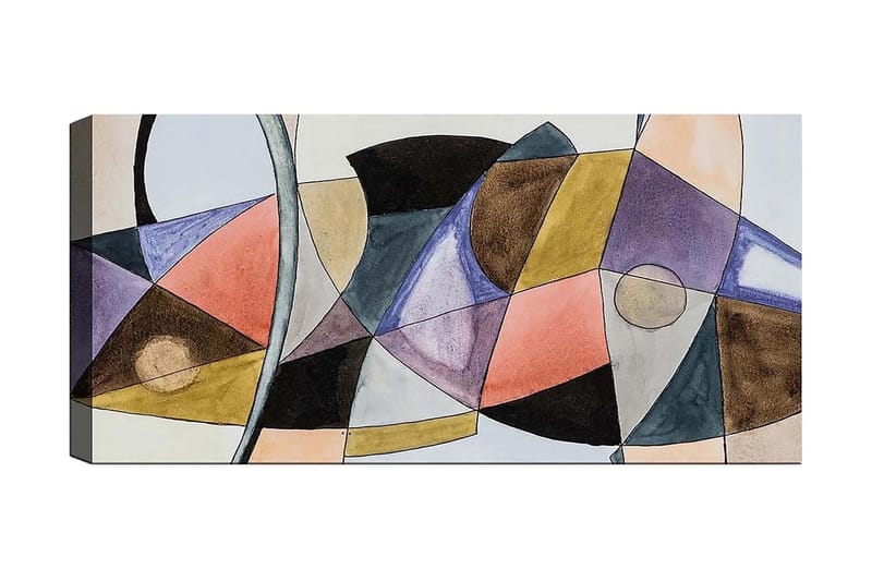 Canvastaulu YTY Abstract & Fractals Monivärinen, 120x50 cm
