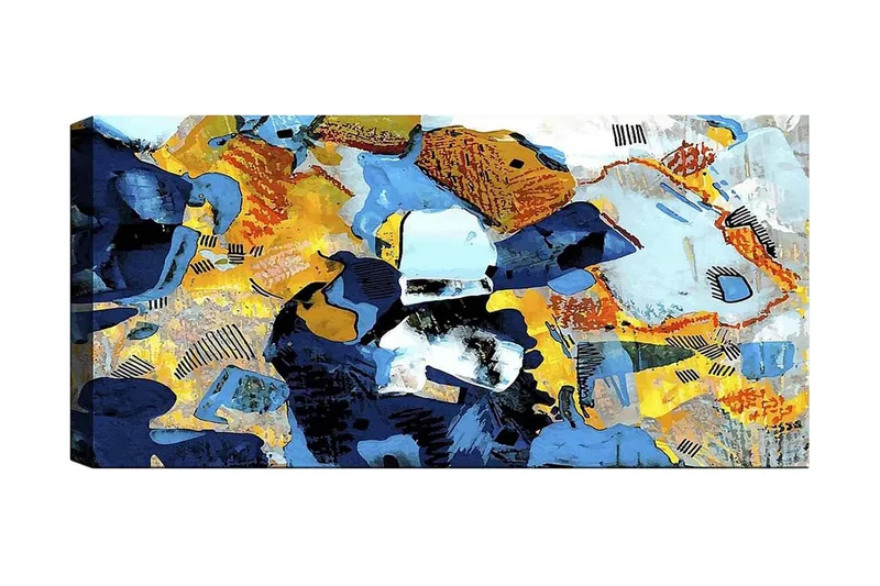 Canvastaulu YTY Abstract & Fractals Monivärinen, 120x50 cm