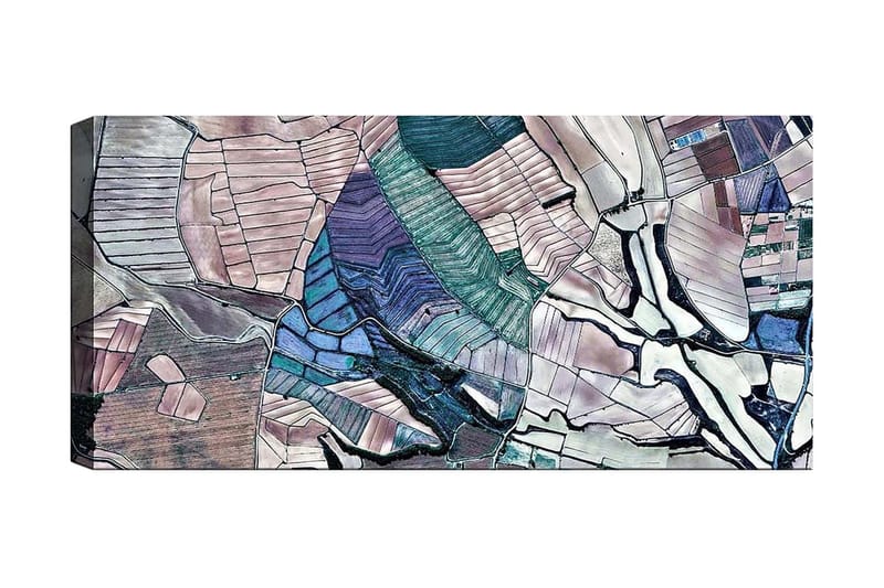 Canvastaulu YTY Abstract & Fractals Monivärinen, 120x50 cm
