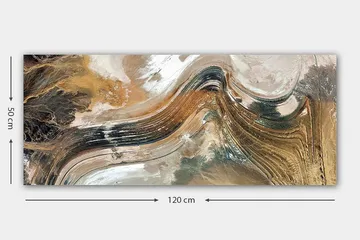 Canvastaulu YTY Abstract & Fractals Monivärinen - 120x50 cm - Sisustustuotteet - Taulu & taide - Canvas-taulu