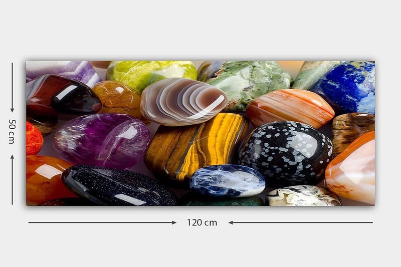 Canvastaulu YTY Abstract & Fractals Monivärinen - 120x50 cm - Sisustustuotteet - Taulu & taide - Canvas-taulu