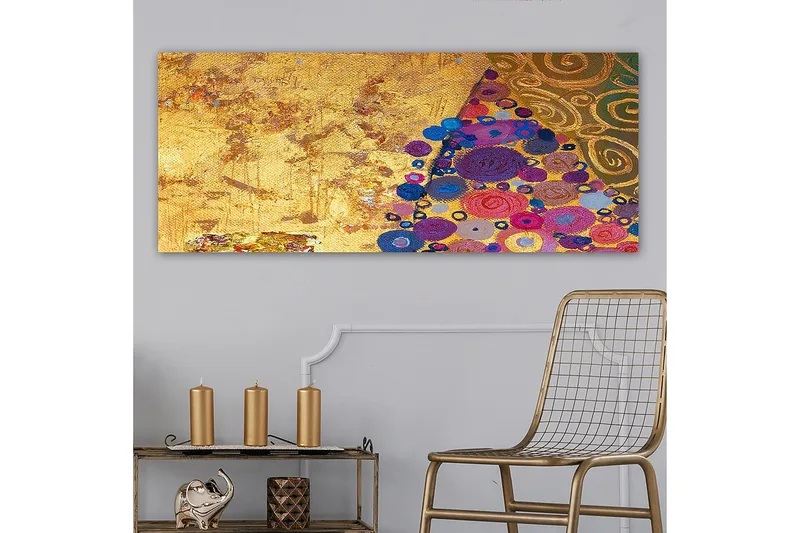 Canvastaulu YTY Abstract & Fractals Monivärinen - 120x50 cm - Sisustustuotteet - Taulu & taide - Canvas-taulu