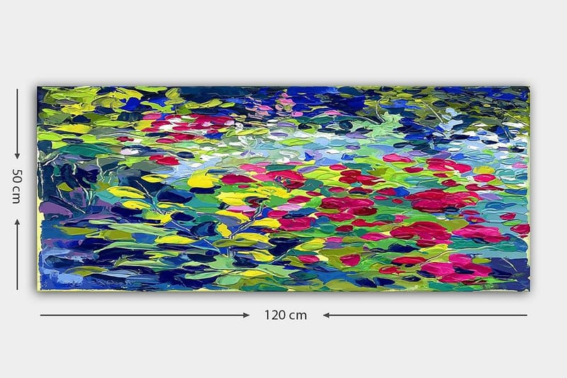 Canvastaulu YTY Abstract & Fractals Monivärinen - 120x50 cm - Sisustustuotteet - Taulu & taide - Canvas-taulu