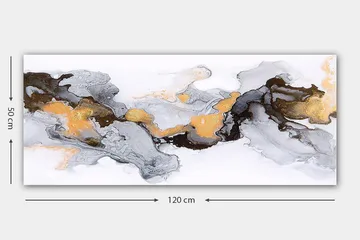Canvastaulu YTY Abstract & Fractals Monivärinen - 120x50 cm - Sisustustuotteet - Taulu & taide - Canvas-taulu