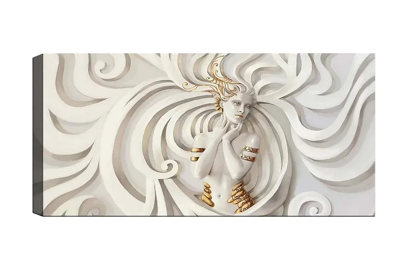 Canvastaulu YTY Abstract & Fractals Monivärinen, 120x50 cm