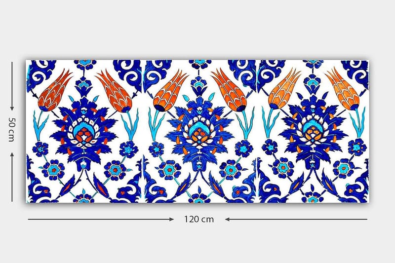 Canvastaulu YTY Abstract & Fractals Monivärinen - 120x50 cm - Sisustustuotteet - Taulu & taide - Canvas-taulu