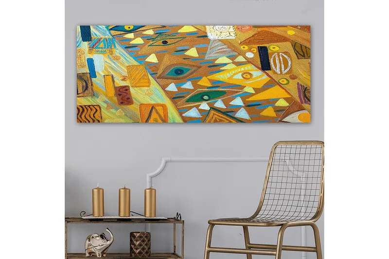 Canvastaulu YTY Abstract & Fractals Monivärinen, 120x50 cm