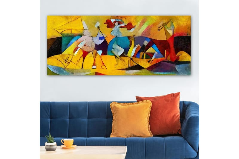 Canvastaulu YTY Abstract & Fractals Monivärinen - 120x50 cm - Sisustustuotteet - Taulu & taide - Canvas-taulu