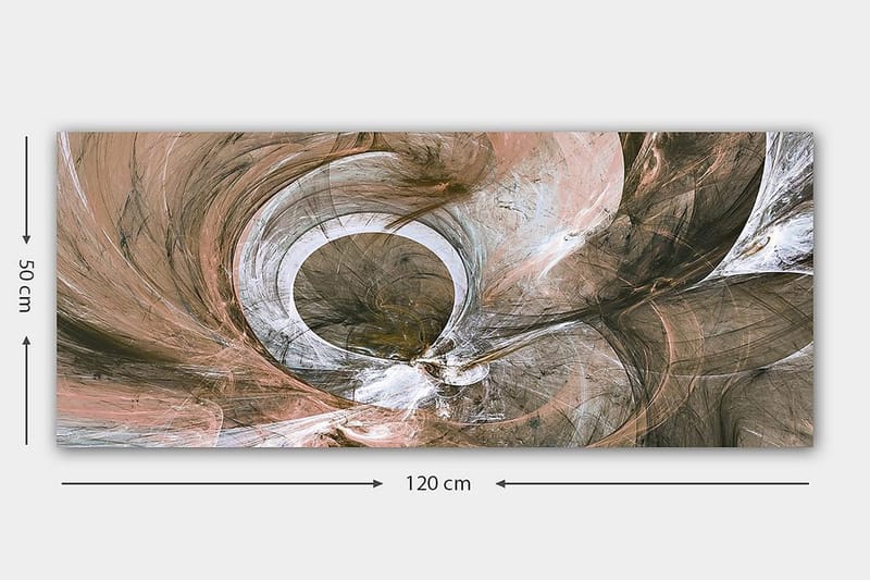 Canvastaulu YTY Abstract & Fractals Monivärinen - 120x50 cm - Sisustustuotteet - Taulu & taide - Canvas-taulu