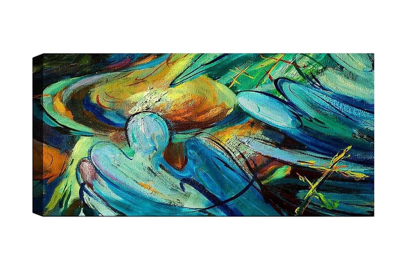 Canvastaulu YTY Abstract & Fractals Monivärinen, 120x50 cm