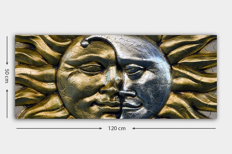 Canvastaulu YTY Abstract & Fractals Monivärinen - 120x50 cm - Sisustustuotteet - Taulu & taide - Canvas-taulu