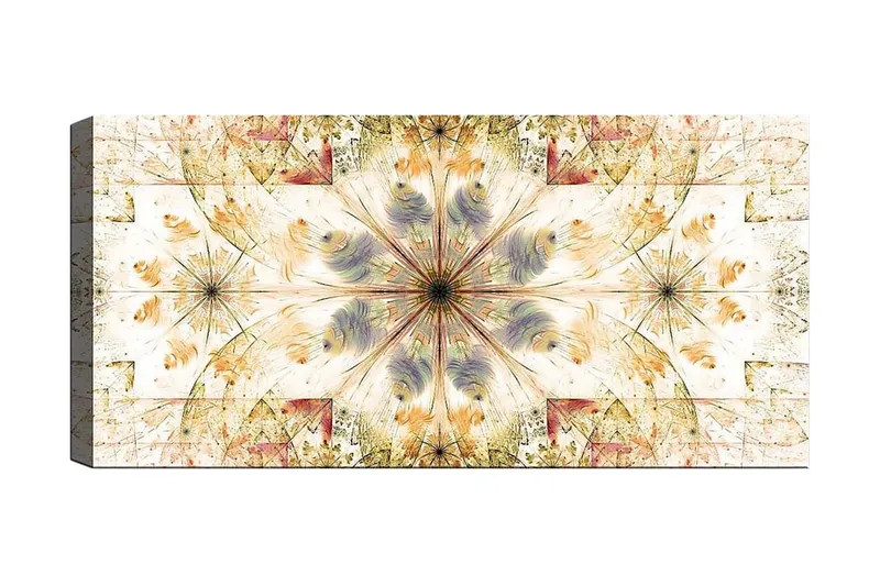 Canvastaulu YTY Abstract & Fractals Monivärinen - 120x50 cm - Sisustustuotteet - Taulu & taide - Canvas-taulu