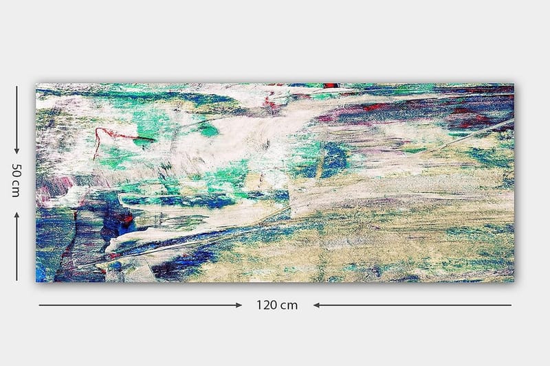 Canvastaulu YTY Abstract & Fractals Monivärinen - 120x50 cm - Sisustustuotteet - Taulu & taide - Canvas-taulu