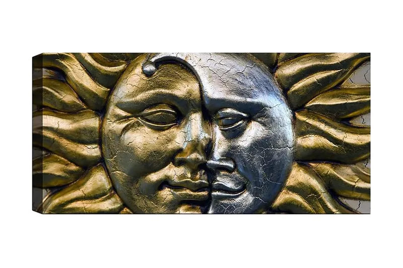 Canvastaulu YTY Abstract & Fractals Monivärinen, 120x50 cm