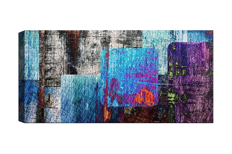 Canvastaulu YTY Abstract & Fractals Monivärinen, 120x50 cm