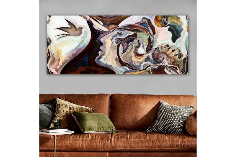 Canvastaulu YTY Abstract & Fractals Monivärinen - 120x50 cm - Sisustustuotteet - Taulu & taide - Canvas-taulu