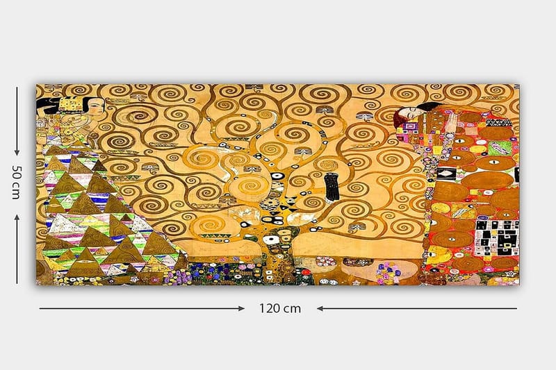 Canvastaulu YTY Abstract & Fractals Monivärinen - 120x50 cm - Sisustustuotteet - Taulu & taide - Canvas-taulu