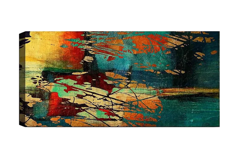 Canvastaulu YTY Abstract & Fractals Monivärinen, 120x50 cm