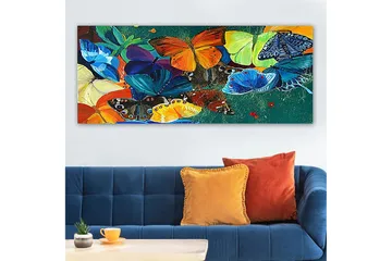 Canvastaulu YTY Animals Monivärinen - 120x50 cm - Sisustustuotteet - Taulu & taide - Canvas-taulu