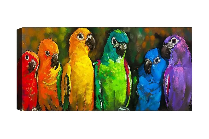 Canvastaulu YTY Animals Monivärinen, 120x50 cm