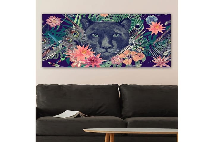 Canvastaulu YTY Animals Monivärinen - 120x50 cm - Seinäkoristeet - Canvas-taulu