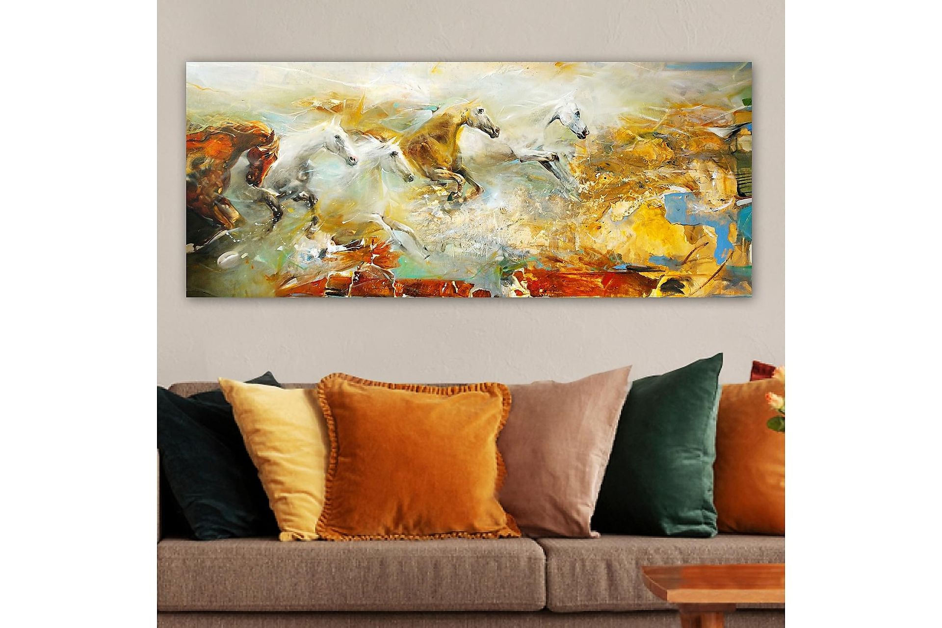 Canvastaulu YTY Animals Monivärinen - 120x50 cm - Sisustustuotteet - Taulu & taide - Canvas-taulu