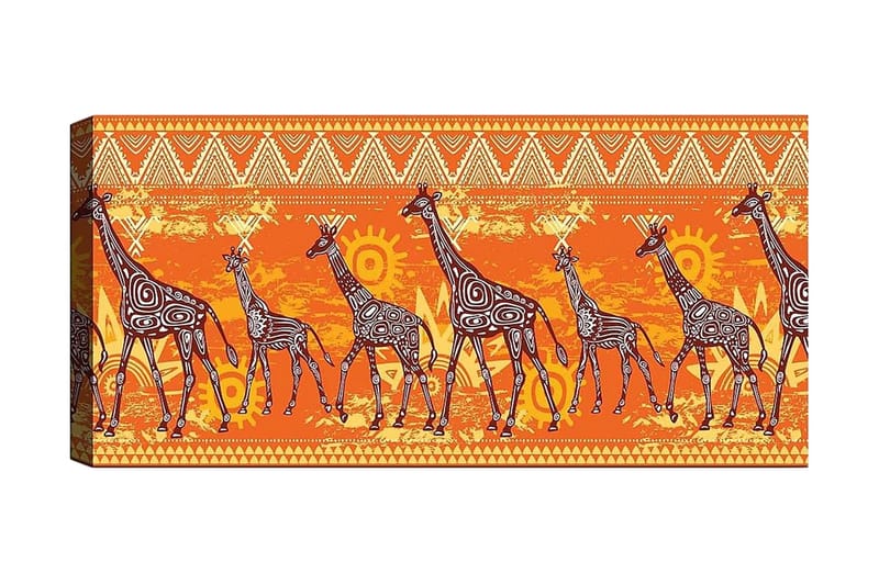 Canvastaulu YTY Animals Monivärinen - 120x50 cm - Sisustustuotteet - Taulu & taide - Canvas-taulu