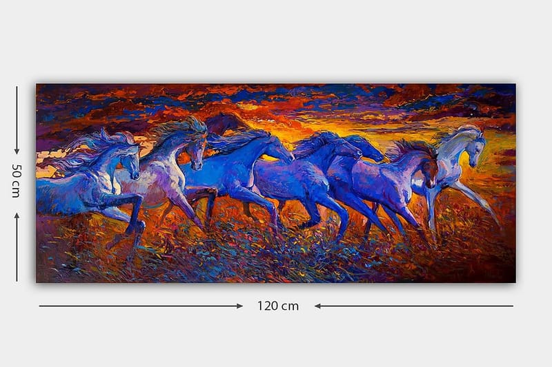 Canvastaulu YTY Animals Monivärinen - 120x50 cm - Sisustustuotteet - Taulu & taide - Canvas-taulu