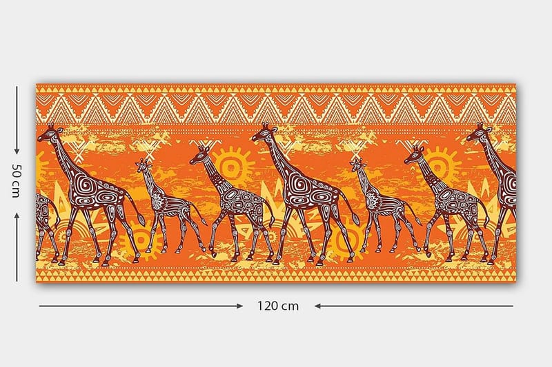 Canvastaulu YTY Animals Monivärinen - 120x50 cm - Sisustustuotteet - Taulu & taide - Canvas-taulu