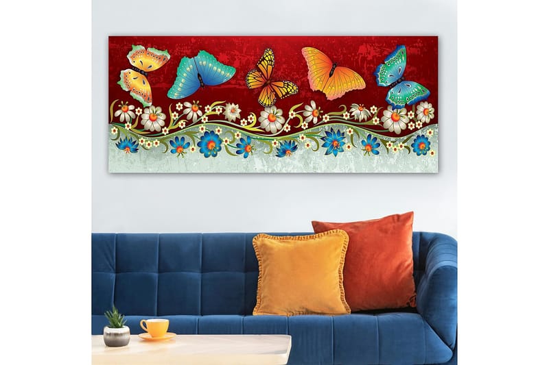 Canvastaulu YTY Animals Monivärinen - 120x50 cm - Sisustustuotteet - Taulu & taide - Canvas-taulu