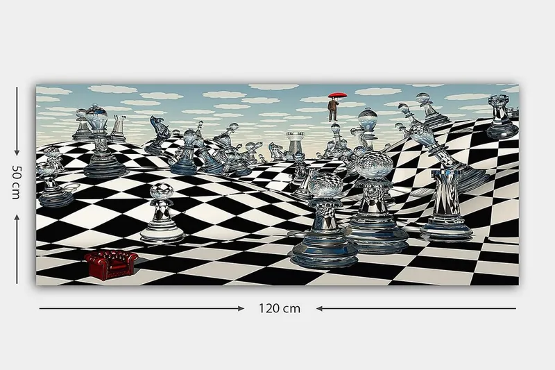 Canvastaulu YTY Animals Monivärinen - 120x50 cm - Sisustustuotteet - Taulu & taide - Canvas-taulu