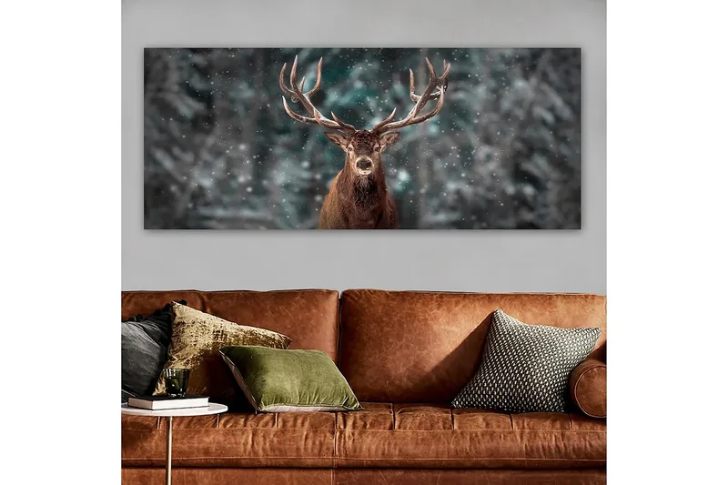 Canvastaulu YTY Animals Monivärinen - 120x50 cm - Sisustustuotteet - Taulu & taide - Canvas-taulu
